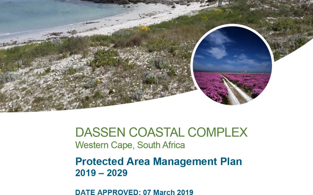 Dassen Coastal Complex – Protected Area Management Plan