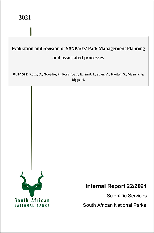 Evaluation and Revision of SANParks’ Park Management Planning  and Associated Processes