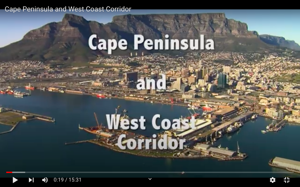 Cape Peninsula and West Coast Corridor Video